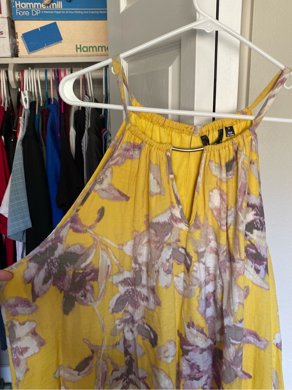Mlle Gabrielle Yellow Floral Dress